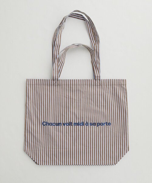 DISCOAT（ディスコート）の「ストライプロゴトートバッグ（トートバッグ・レディース・ピンク/ブラウン/ホワイト/イエロー・FREE）」の14枚目の写真