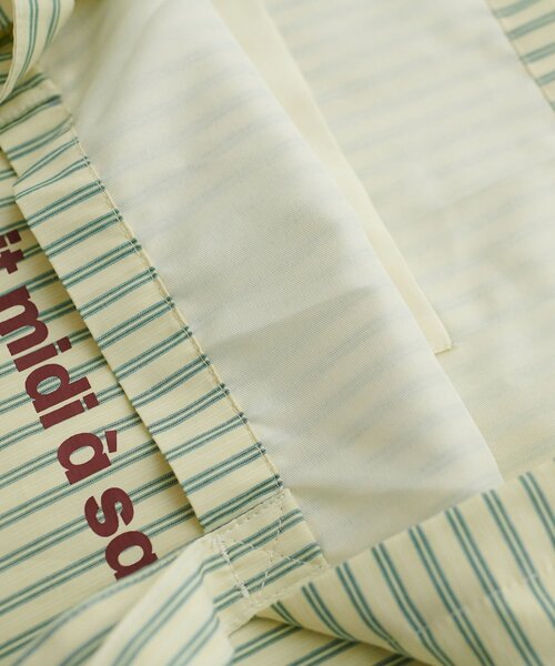 DISCOAT（ディスコート）の「ストライプロゴトートバッグ（トートバッグ・レディース・ピンク/ブラウン/ホワイト/イエロー・FREE）」の19枚目の写真