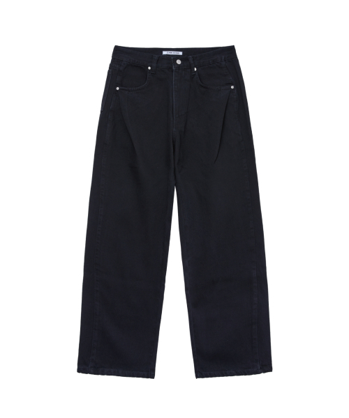 CHIN DOWN(チンダウン)の「BOY DENIM PANELLED (BLACK BLACK)(デニムパンツ・メンズ・その他・0/1)」の1枚目の写真