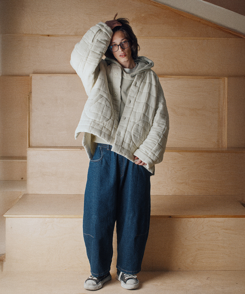 WISM(ウィズム)の「subtlebody / サトルボディ Nook Quilted Jacket(その他アウター・メンズ・ブラウン・MEDIUM)」の2枚目の写真