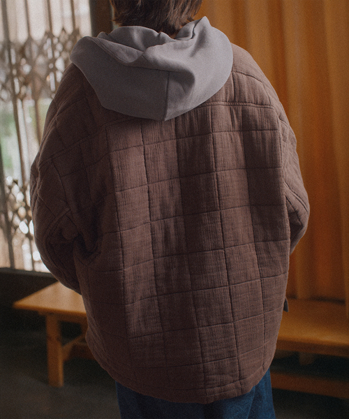 WISM(ウィズム)の「subtlebody / サトルボディ Nook Quilted Jacket(その他アウター・メンズ・ブラウン・MEDIUM)」の4枚目の写真