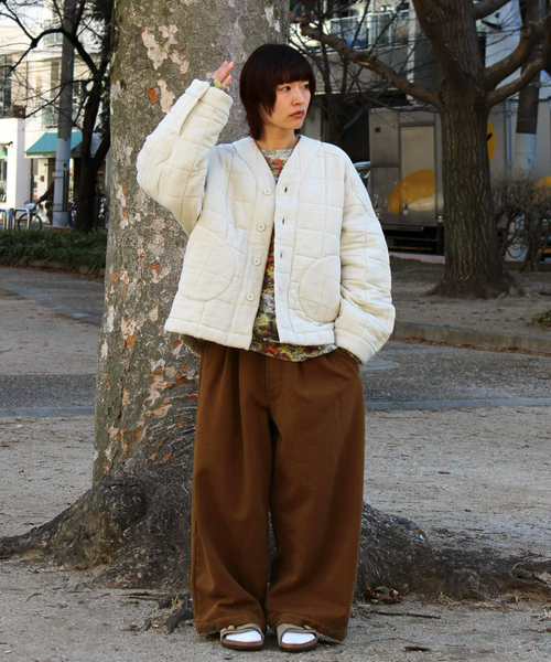 WISM(ウィズム)の「subtlebody / サトルボディ Nook Quilted Jacket(その他アウター・メンズ・ブラウン・MEDIUM)」の10枚目の写真