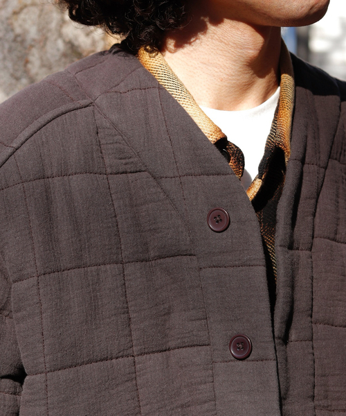 WISM(ウィズム)の「subtlebody / サトルボディ Nook Quilted Jacket(その他アウター・メンズ・ブラウン・MEDIUM)」の17枚目の写真