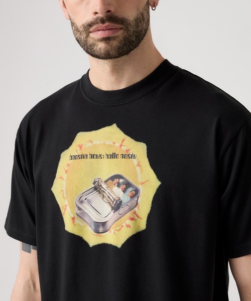 Levi's（リーバイス）の「Levi's/リーバイス Levi's(R) x BEASTIE BOYS HELLO NASTY Tシャツ（Tシャツ/カットソー・メンズ・ブラック・S/M/L/XL）」の4枚目の写真