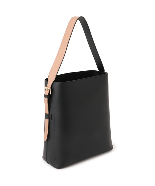 VIS（ビス）の「【WEB限定】三層構造リバーシブルハンドルバッグ/A4対応（ショルダーバッグ・レディース・ブラック/ベージュ系その他・FREE）」の6枚目の写真