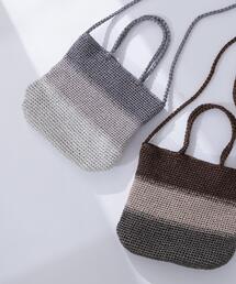 NATURAL BEAUTY BASIC | 【Oggi.jp掲載】◇メタリックボーダー2wayバッグ(ハンドバッグ)