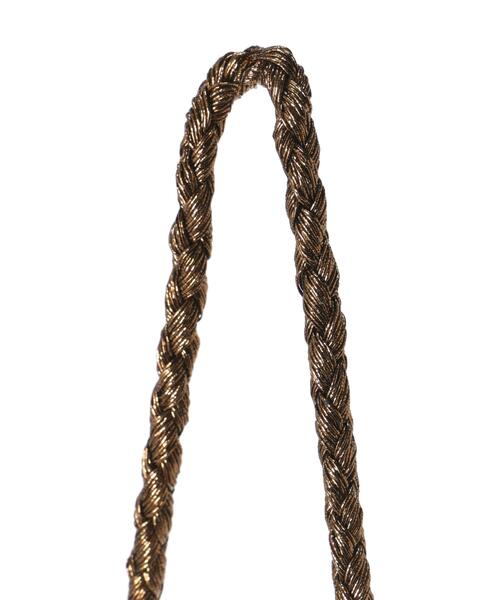 NATURAL BEAUTY BASIC(ナチュラルビューティーベーシック)の「【Oggi.jp掲載】◇メタリックボーダー2wayバッグ(ハンドバッグ・レディース・シルバー系その他/ゴールド系その他・フリ-)」の7枚目の写真