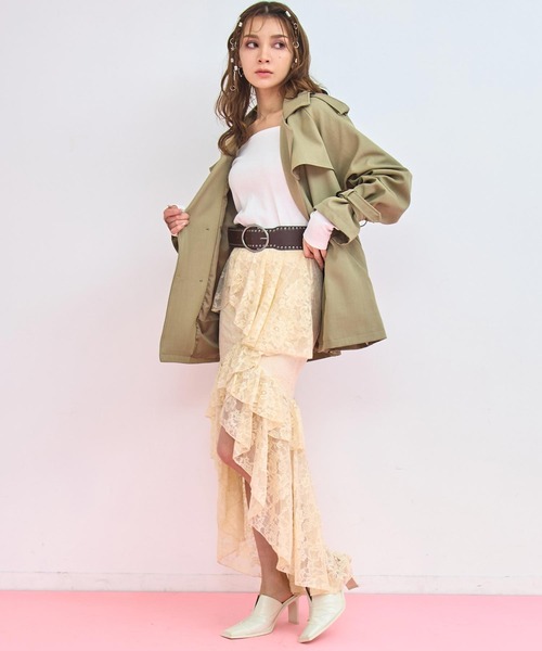 ANAP(アナップ)の「スタッズ太ベルト(ベルト・レディース・ブラウン/ブラック・F)」の8枚目の写真