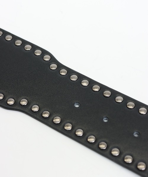 ANAP(アナップ)の「スタッズ太ベルト(ベルト・レディース・ブラウン/ブラック・F)」の16枚目の写真