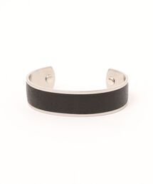 hobo（ホーボー）の「【hobo / ホーボー】BRASS BRACELET WIDE with HORSE LEATHER（ブレスレット）」