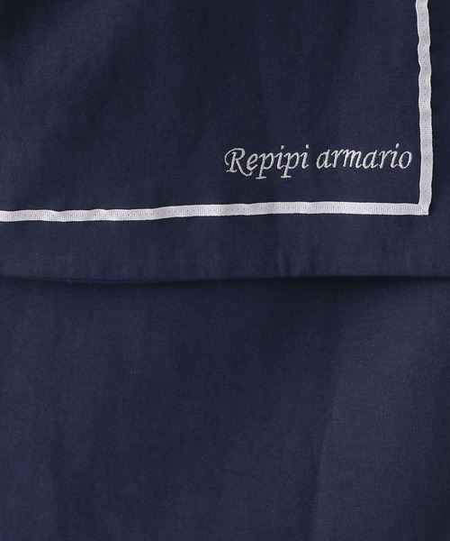 repipi armario（レピピ アルマリオ）の「【2WAY】セーラーリボンカットカーディガン（カーディガン/ボレロ・キッズ・グレー/アイボリー/ネイビー・MEDIUM/LARGE）」の17枚目の写真