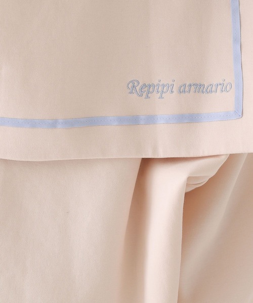 repipi armario（レピピ アルマリオ）の「【2WAY】セーラーリボンカットカーディガン（カーディガン/ボレロ・キッズ・グレー/アイボリー/ネイビー・MEDIUM/LARGE）」の15枚目の写真
