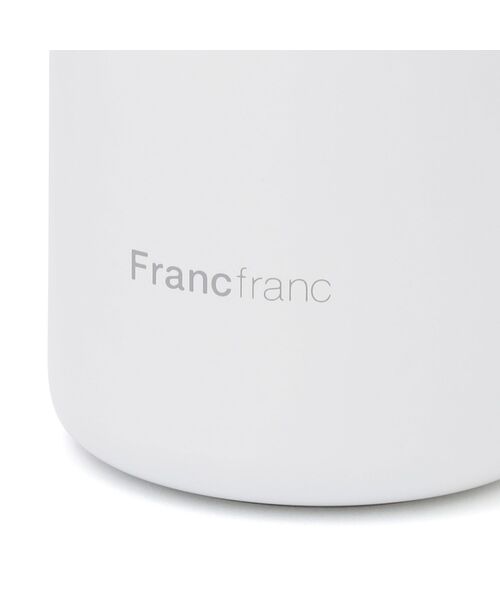 Francfranc（フランフラン）の「チャーム ステンレスボトル 350ml ホワイト 水筒 マイボトル（水筒・レディース・ホワイト・FREE）」の5枚目の写真