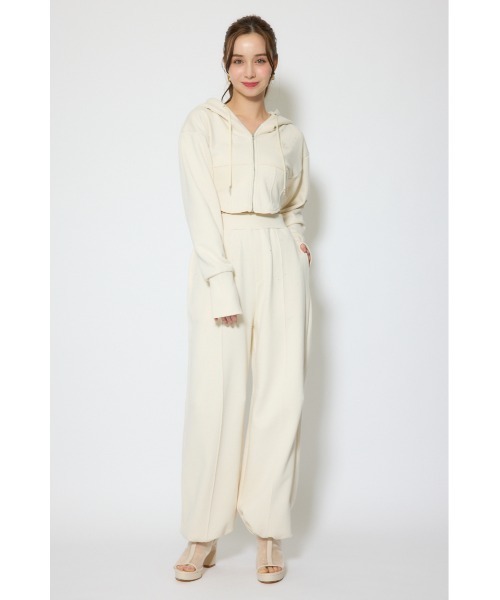 rienda(リエンダ)の「【セットアップ対応】ルーズスウェットパンツ 春服(スウェットパンツ・レディース・アイボリー/ブラック/杢グレー・X-SMALL/SMALL)」の9枚目の写真