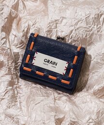 GRAIN | 【GRAIN/グレイン】ヴィンテージステッチ三つ折りがま口ウォレット(財布)