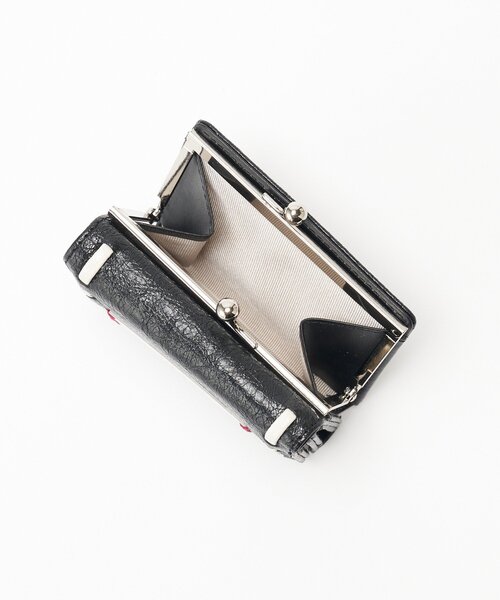 GRAIN（グレイン）の「【GRAIN/グレイン】ヴィンテージステッチ三つ折りがま口ウォレット（財布・レディース・ホワイト/ネイビー/カーキ/ブラック/ピンク/ブラウン・FREE）」の16枚目の写真