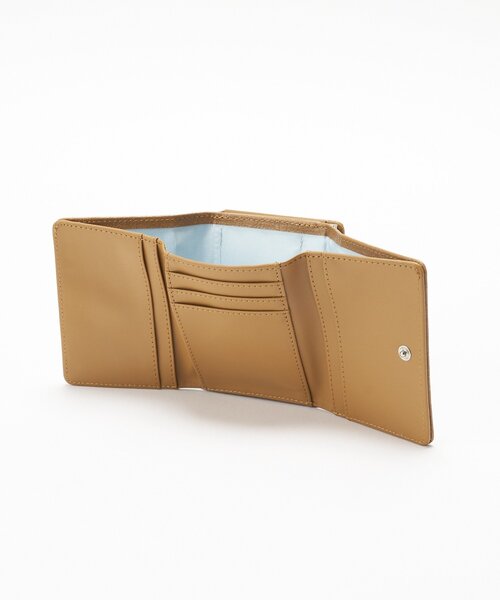 GRAIN（グレイン）の「【GRAIN/グレイン】ヴィンテージステッチ三つ折りがま口ウォレット（財布・レディース・ホワイト/ネイビー/カーキ/ブラック/ピンク/ブラウン・FREE）」の20枚目の写真