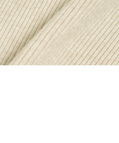 KOBE LETTUCE（コウベレタス）の「レースオフショルリブニット（ニット/セーター・レディース・ベージュ/サックスブルー/チャコール/アイボリー・M）」の21枚目の写真