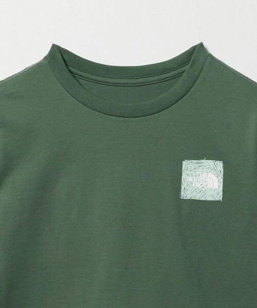 THE NORTH FACE（ザノースフェイス）の「＜THE NORTH FACE＞ロングスリーブ スリーブグラフィックティー / キッズ  130cm-160cm（Tシャツ/カットソー・キッズ・オリーブ/ブラック・150cm/140cm/160cm/130cm）」の4枚目の写真