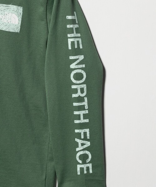 THE NORTH FACE（ザノースフェイス）の「＜THE NORTH FACE＞ロングスリーブ スリーブグラフィックティー / キッズ  130cm-160cm（Tシャツ/カットソー・キッズ・オリーブ/ブラック・150cm/140cm/160cm/130cm）」の8枚目の写真