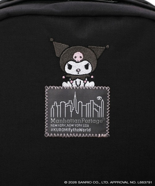 Manhattan Portage(マンハッタンポーテージ)の「TOWNSEND BACKPACK 500D CORDURA KRM(バックパック/リュック・レディース・ブラック・LARGE)」の13枚目の写真