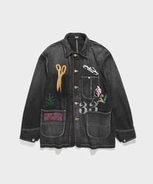 KHOKI（コッキ）の「【KHOKI / コッキ】Hand-Embroidered Denim Coverall（ブルゾン）」