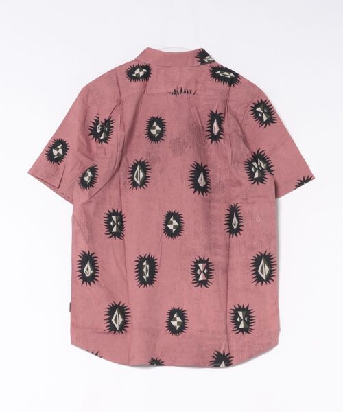 VOLCOM(ボルコム)の「VOLCOM/ボルコム メンズ 半袖 シャツ 総柄 V_A0412606(シャツ/ブラウス・メンズ・スモークピンク・L/M)」の2枚目の写真