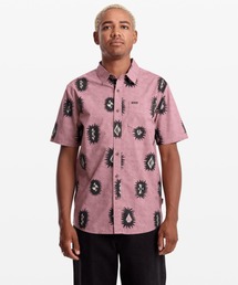 VOLCOM/ボルコム メンズ 半袖 シャツ 総柄  V_A0412606