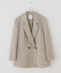 Spick & Span | リネンライクロングジャケット(テーラードジャケット)