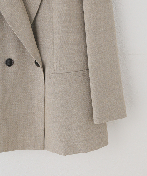 Spick & Span（スピックアンドスパン）の「リネンライクロングジャケット（テーラードジャケット・レディース・その他2/ベージュ・36/38）」の9枚目の写真