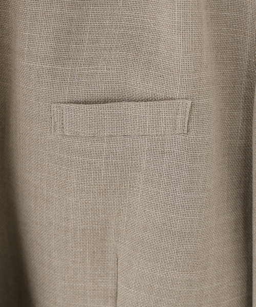 Spick & Span（スピックアンドスパン）の「リネンライクロングジャケット（テーラードジャケット・レディース・その他2/ベージュ・36/38）」の10枚目の写真