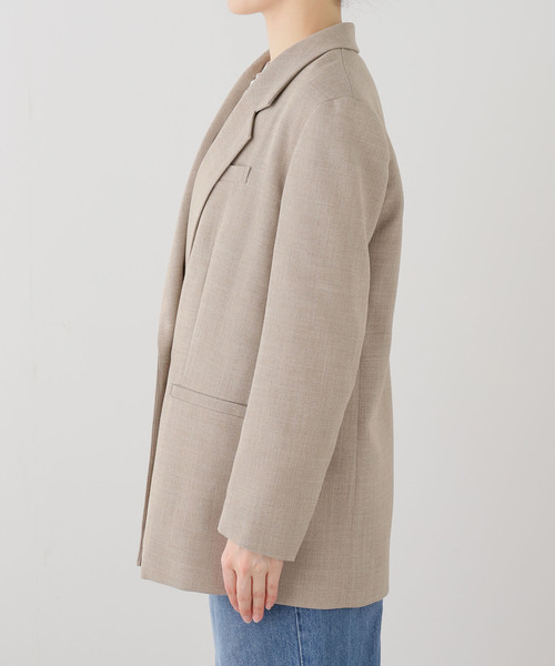 Spick & Span(スピックアンドスパン)の「リネンライクロングジャケット(テーラードジャケット・レディース・その他2/ベージュ・36/38)」の17枚目の写真