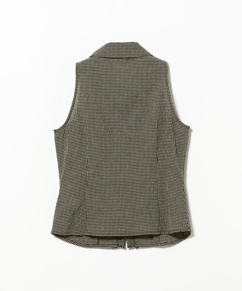 Ray BEAMS(レイビームス)の「サッカー チェック フリル ノースリーブ(シャツ/ブラウス・レディース・ブラック/グリーン・ONE SIZE)」の21枚目の写真