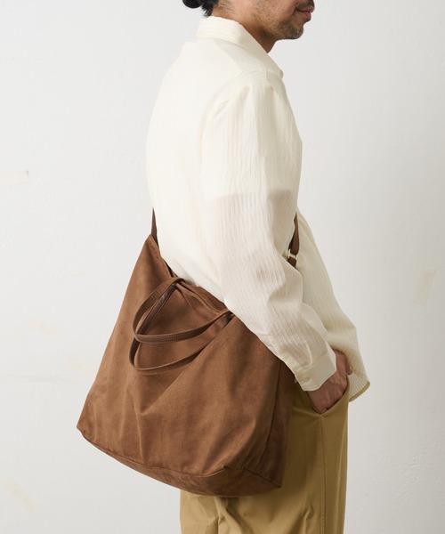 COLONY 2139（コロニートゥーワンスリーナイン）の「2WAYラージレザートートバッグ（トートバッグ・メンズ・ブラック/ブラウン・FREE）」の15枚目の写真