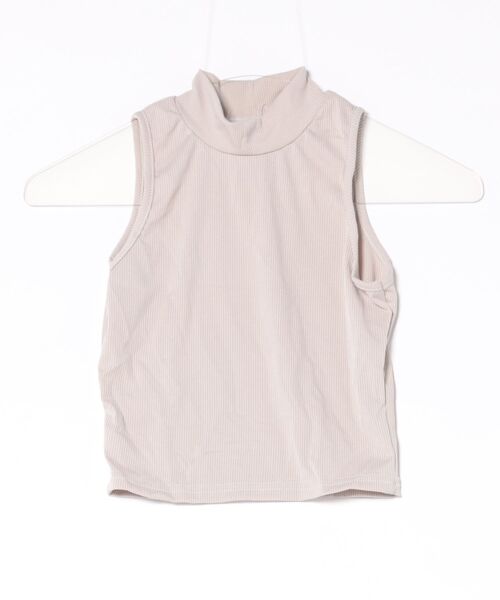 Burner(バーナー)の「【lux sea jewelry(ラックス・シー・ジュエリー)】タンクトッププチハイネックリブタンクトップ lux-tank-5-7【RBTS】(タンクトップ・レディース・ブラック/ベージュ系その他/ダークグレー/オフホワイト・S/M)」の4枚目の写真