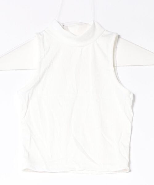 Burner(バーナー)の「【lux sea jewelry(ラックス・シー・ジュエリー)】タンクトッププチハイネックリブタンクトップ lux-tank-5-7【RBTS】(タンクトップ・レディース・ブラック/ベージュ系その他/ダークグレー/オフホワイト・S/M)」の3枚目の写真