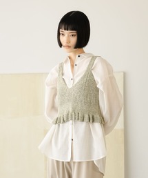 LOWRYS FARM | ニットフリルビスチェ　657817(ニット/セーター)