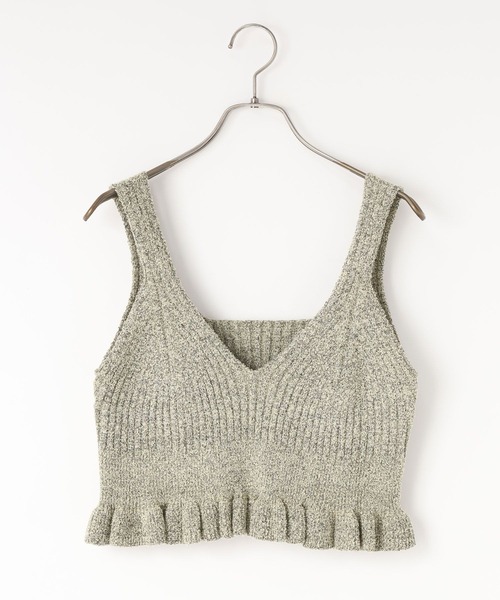 LOWRYS FARM(ローリーズファーム)の「ニットフリルビスチェ 657817(ニット/セーター・レディース・アイボリー/ブラック/ベージュ・FREE)」の19枚目の写真