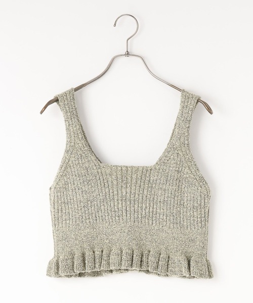 LOWRYS FARM(ローリーズファーム)の「ニットフリルビスチェ 657817(ニット/セーター・レディース・アイボリー/ブラック/ベージュ・FREE)」の20枚目の写真