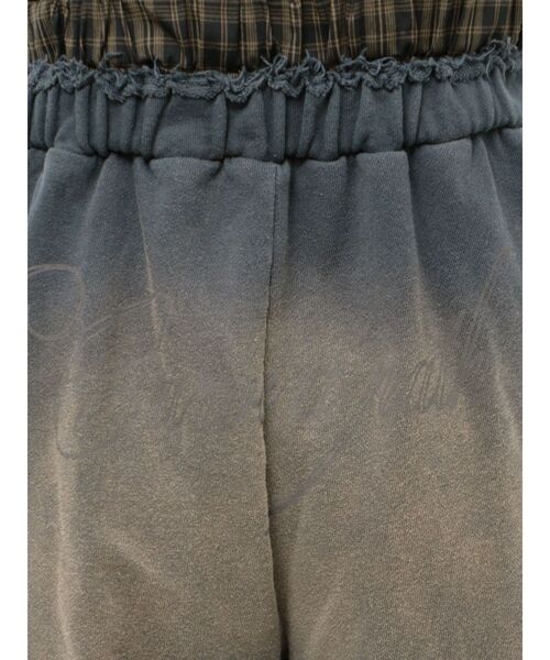 EMODA（エモダ）の「レイヤードロゴスウェットパンツ（スウェットパンツ・レディース・グレー/ブラック/ネイビー・MEDIUM/SMALL）」の10枚目の写真