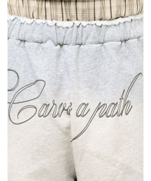 EMODA（エモダ）の「レイヤードロゴスウェットパンツ（スウェットパンツ・レディース・グレー/ブラック/ネイビー・MEDIUM/SMALL）」の11枚目の写真