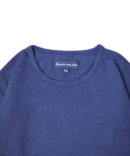 many men many mind(メニーメンメニーマインド)の「●many men many mind●デラヴェネップ 国産ロンT(Tシャツ/カットソー・メンズ・チャコールグレー/ネイビー・LARGE/MEDIUM)」の3枚目の写真