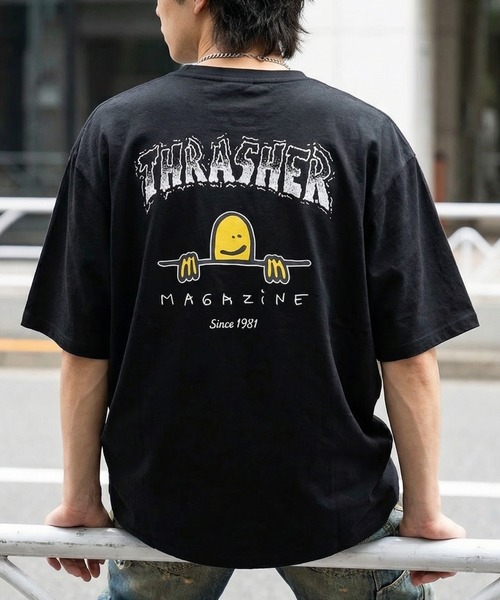 THRASHER(スラッシャー)の「【70】【THRASHER/スラッシャー】ワンポイント刺繍 バックロゴデザイン アソート プリントTシャツ(Tシャツ/カットソー・メンズ・ホワイト系/ホワイト系1/ホワイト系2/ホワイト系3/ホワイト系4/ブラック系/ブラック系1/ブラック系2/ブラック系3/ブラック系4/ライトグレー系/ライトグレー系1/ライトグレー系2/ライトグレー系3/ライトグレー系4/ライトグリーン系/ライトグリーン系1/ライトグリーン系2/ライトグリーン系3/ライトグリーン系4/サックスブルー系/サックスブルー系1/サックスブルー系2/サックスブルー系3/サックスブルー系4・M/L/XL)」の7枚目の写真
