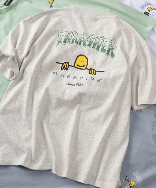 THRASHER(スラッシャー)の「【70】【THRASHER/スラッシャー】ワンポイント刺繍 バックロゴデザイン アソート プリントTシャツ(Tシャツ/カットソー・メンズ・ホワイト系/ホワイト系1/ホワイト系2/ホワイト系3/ホワイト系4/ブラック系/ブラック系1/ブラック系2/ブラック系3/ブラック系4/ライトグレー系/ライトグレー系1/ライトグレー系2/ライトグレー系3/ライトグレー系4/ライトグリーン系/ライトグリーン系1/ライトグリーン系2/ライトグリーン系3/ライトグリーン系4/サックスブルー系/サックスブルー系1/サックスブルー系2/サックスブルー系3/サックスブルー系4・M/L/XL)」の12枚目の写真