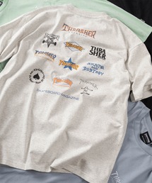 【70】【THRASHER/スラッシャー】ワンポイント刺繍 バックロゴデザイン アソート プリントTシャツ