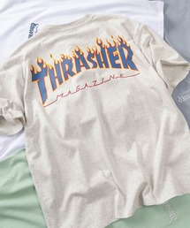 THRASHER（スラッシャー）の「【70】【THRASHER スラッシャー】ワンポイント刺繍 バックロゴデザイン アソート プリントTシャツ（Tシャツ/カットソー）」
