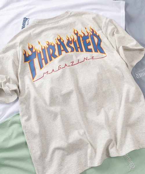 THRASHER(スラッシャー)の「【70】【THRASHER/スラッシャー】ワンポイント刺繍 バックロゴデザイン アソート プリントTシャツ(Tシャツ/カットソー・メンズ・ホワイト系/ホワイト系1/ホワイト系2/ホワイト系3/ホワイト系4/ブラック系/ブラック系1/ブラック系2/ブラック系3/ブラック系4/ライトグレー系/ライトグレー系1/ライトグレー系2/ライトグレー系3/ライトグレー系4/ライトグリーン系/ライトグリーン系1/ライトグリーン系2/ライトグリーン系3/ライトグリーン系4/サックスブルー系/サックスブルー系1/サックスブルー系2/サックスブルー系3/サックスブルー系4・M/L/XL)」の16枚目の写真