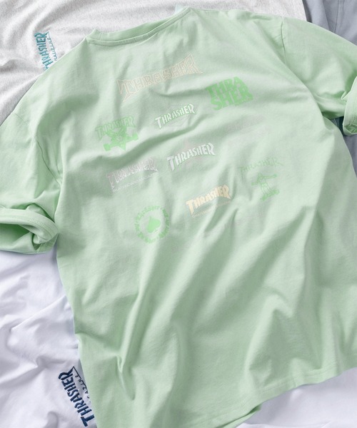 THRASHER(スラッシャー)の「【70】【THRASHER/スラッシャー】ワンポイント刺繍 バックロゴデザイン アソート プリントTシャツ(Tシャツ/カットソー・メンズ・ホワイト系/ホワイト系1/ホワイト系2/ホワイト系3/ホワイト系4/ブラック系/ブラック系1/ブラック系2/ブラック系3/ブラック系4/ライトグレー系/ライトグレー系1/ライトグレー系2/ライトグレー系3/ライトグレー系4/ライトグリーン系/ライトグリーン系1/ライトグリーン系2/ライトグリーン系3/ライトグリーン系4/サックスブルー系/サックスブルー系1/サックスブルー系2/サックスブルー系3/サックスブルー系4・M/L/XL)」の20枚目の写真
