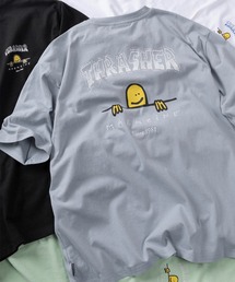 SlashDate（スラッシュデイト）の「【70】【THRASHER/スラッシャー】ワンポイント刺繍 バックロゴデザイン アソート プリントTシャツ（Tシャツ/カットソー）」