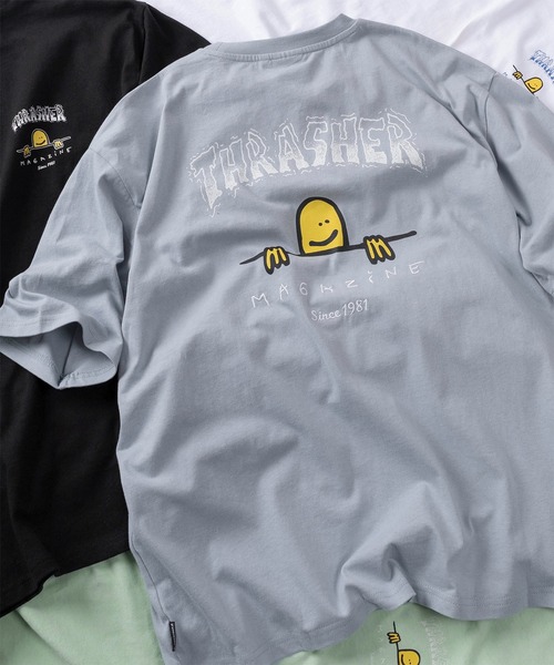 THRASHER(スラッシャー)の「【70】【THRASHER/スラッシャー】ワンポイント刺繍 バックロゴデザイン アソート プリントTシャツ(Tシャツ/カットソー・メンズ・ホワイト系/ホワイト系1/ホワイト系2/ホワイト系3/ホワイト系4/ブラック系/ブラック系1/ブラック系2/ブラック系3/ブラック系4/ライトグレー系/ライトグレー系1/ライトグレー系2/ライトグレー系3/ライトグレー系4/ライトグリーン系/ライトグリーン系1/ライトグリーン系2/ライトグリーン系3/ライトグリーン系4/サックスブルー系/サックスブルー系1/サックスブルー系2/サックスブルー系3/サックスブルー系4・M/L/XL)」の22枚目の写真